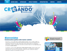 Tablet Screenshot of ecreando.cl